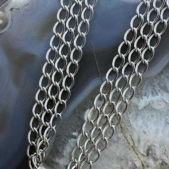 Carolyn Pollack Sterling Carved Rose Quartz Rose Pendant With Chain Necklace - Picture 5 of 10